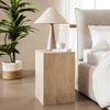 home24 Beistelltisch - Travertin / Beige Produktbild-Vorschau 2
