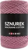 Kokonki Makrame Garn Rosa 2mm 200m Baumwolle Produktbild-Vorschau 1