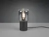 Trio Leuchten Tischleuchte Nico E27, schwarz, Metall/Glas Produktbild-Vorschau 5