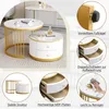 okwish Couchtisch 2er-Set, Satztisch Beistelltisch mit 2 Produktbild-Vorschau 4
