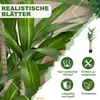 XMTECH Dracaena Fragrans artificiel 180 cm Grande plante Voir les images du produit 4