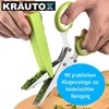 KRÄUTOX Kräuterschere 5 Klingen Edelstahl Kräutermesser mit Produktbild-Vorschau 4