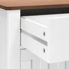 BEALIFE Credenza con cassetti | Grigio retrò, 140x40x90 cm Anteprima dell’immagine prodotto 9