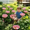1 Stuick,Vogeltränke Blume aus Metall,Handgefertigter Produktbild-Vorschau 4
