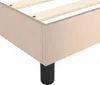 vidaXL Box spring bed frame cappuccino-brown 140x200 cm Náhled obrázku produktu 6