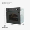 KlarsteinVilhelmine, piekarnik do zabudowy, 55 l, klasa Podgląd zdjęcia produktu 7