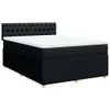 Eleganten-Stil Boxspringbett mit Matratze Schwarz 140x200 Produktbild-Vorschau 4