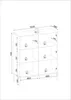 Vitrine SENSO PS Kaschmir mit LED-Beleuchtung – 104 x 126 x Produktbild-Vorschau 5