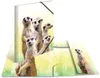 HERMA Eckspannermappe Exotische Tiere A4 Erdmännchentruppe Produktbild-Vorschau 1