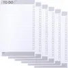 Belle Vous 6er Pack Tagesplaner Block mit To Do Liste To Do Produktbild-Vorschau 1