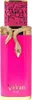 A close-up studio shot of a pink perfume bottle with a gold snake design. Voir les images du produit