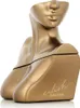 A gold-colored perfume bottle shaped like a human bust. Produktbild-Vorschau