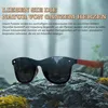 GQUEEN Holz Sonnenbrille Retro Polarisiert UV400 Herren Produktbild-Vorschau 3