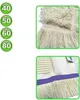 Set di 10 mop "Premium" 80 cm in cotone Anteprima dell’immagine prodotto 2