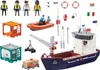 PLAYMOBIL City Action 70769 Grande nave portacontainer con Anteprima dell’immagine prodotto 12
