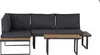 Gartenmöbel Ecksofa mit Holzimitatdekor "Liora" - 4 Produktbild-Vorschau 4