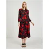 Orsay Rot-Schwarze Damenbluse mit Blumenmuster Produktbild-Vorschau 4