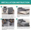 Chaiselongue Bezug Stretch Chaiselongue Schonbezug für Produktbild-Vorschau 4