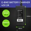 Qoltec 50760 Charger for e-bike batteries 36V | 42V | 2A | Anteprima dell’immagine prodotto 8