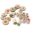 Stempel-Set aus robustem Holz mit vielfältigen Produktbild-Vorschau 3