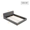 CDGlobal Polsterbett 140 x 200 cm, Jugendbett, Doppelbett Produktbild-Vorschau 6