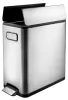 EKO - Ecofly Treteimer 20 Liter - Stainless steel Plastic  Produktbild-Vorschau 2