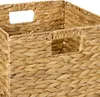 Úložný koš Relaxdays, sada 4 ks, vodní hyacint, oblečení, Náhled obrázku produktu 6