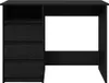 vidaXL Schreibtisch Schwarz 102x50x75 cm Holzwerkstoff Produktbild-Vorschau 4