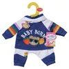 Zapf Creation 838204 - Tuta da jogging BABY born Navy 43cm Anteprima dell’immagine prodotto 4