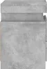 vidaXL Comodino con luci LED Grigio cemento 35x39x55 cm Anteprima dell’immagine prodotto 8