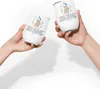 Mr. & Mrs. Panda thermosbecher Hase Blume - Weiß - Produktbild-Vorschau 3