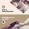 KitchenYeah© Herdabdeckplatte Marmor - Rot - Lila - Gold , Produktbild-Vorschau 2