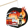 URSUS Laternen Bastelset EASY LINE 16 FEUERWEHR Produktbild-Vorschau 1