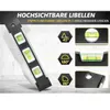 Gelb Wasserwaage Profi Qualität 3 Libellen Magnetisch 23cm Produktbild-Vorschau 2