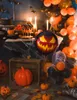 Pompoen-ballon van aluminiumfolie, Halloween-decoratie, Productafbeelding-voorbeeld 6