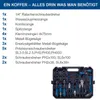 Werkzeugkoffer WZK169 Scheppach gefüllt - 169-teiliges Produktbild-Vorschau 4