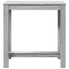 vidaXL Bartisch Grau Sonoma 102x50x103,5 cm Holzwerkstoff Produktbild-Vorschau 4