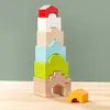 HABA Motorikspielzeug Stapelturm Haus auf Haus aus Holz Produktbild-Vorschau 2