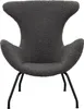 SalesFever Relaxsessel | Bezug Teddyfell | Gestell Metall Produktbild-Vorschau 2