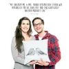 Mr. & Mrs. Panda kissen bedruckt Tauben Liebe - Weiß - Produktbild-Vorschau 3