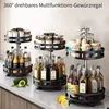 Gewürzregale, 360° Drehbar, 2 Etagen, Küchenregal aus Produktbild-Vorschau 6
