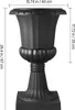 SucceBuy fusi di fiori in plastica, 40x67 cm, set di 2, Anteprima dell’immagine prodotto 8