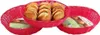 3er-Set  Brotkorb  Korb Rot Brötchenkorb Frühstückskorb Produktbild-Vorschau 1