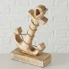 Deko Aufsteller ANKER Holz 21 cm Deko Objekt Maritim Produktbild-Vorschau 2