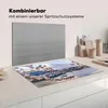KitchenYeah© Herdabdeckplatte Fischerboot auf dem See in Produktbild-Vorschau 3