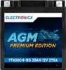 Batteria per Motociclo AGM Electronicx YTX20CH-BS 12V 20Ah Anteprima dell’immagine prodotto 1