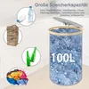LARS360 Graue platzsparende Küchen-Müllstation mit Produktbild-Vorschau 4
