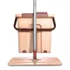 A flat mop with a dual-chamber bucket for washing and drying. Náhled obrázku produktu