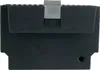 A close-up, front-facing view of a black battery pack with a gray latch on top. Anteprima dell’immagine prodotto
