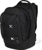 A black backpack is shown from a three-quarter angle against a white background. Náhled obrázku produktu